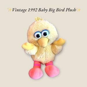 ✨Vintage‎ 1992 Child Dimension Baby Big Bird Plush✨